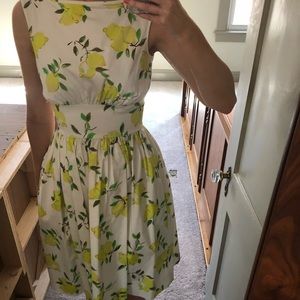 Kate Spade Lemon print dress